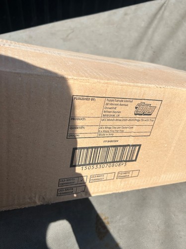 Sealed case 24x topps match - topps,