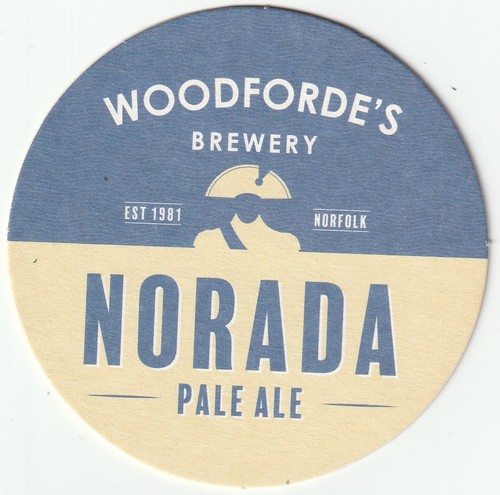 Beer mat woodforde s norfolk - -,