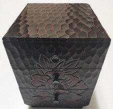 Japanese wood chest - wood,