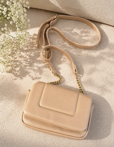 Beige primark crossbody bag - beige,