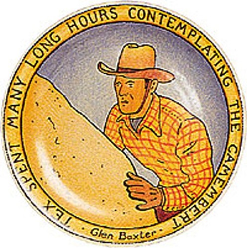 Glen baxter plate - plate, spent