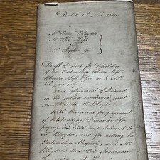 1814 Draft Indenture Dissolution Partnership Blaydes Loft Gee Grays Inn HN8 22ff