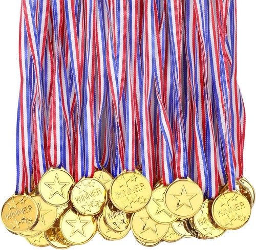 Plastic gold medals winner - plastic,