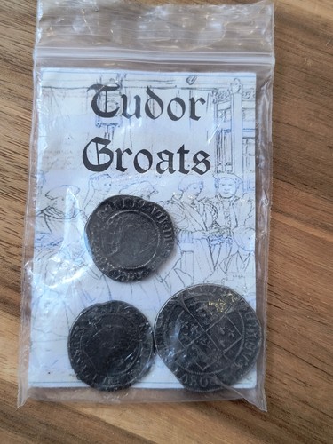 Reproduction tudor groats - x3,