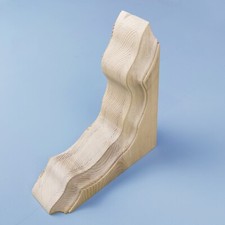 Moulded-Edge Pine Corbel with