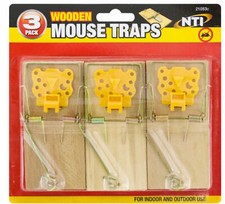Reuseable Wooden Mouse Traps