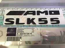 Matt black " SLK55 + AMG "