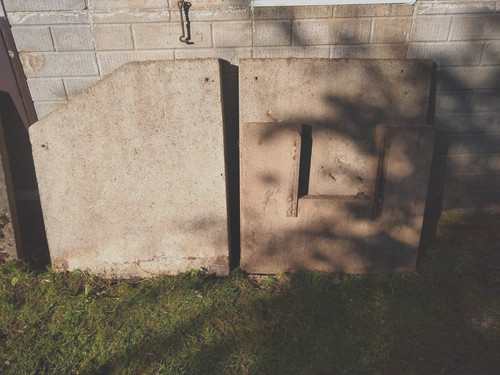 Concrete coal bunker parts - concrete,