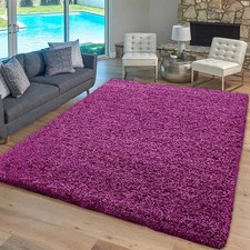 Thick Large Shaggy Rugs Non
