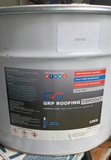 GRP Fibreglass Roofing Top Coat - Colour Dark Grey - Size 10KG.