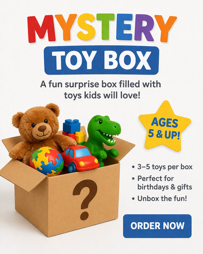 Mystery toy box - kids, to