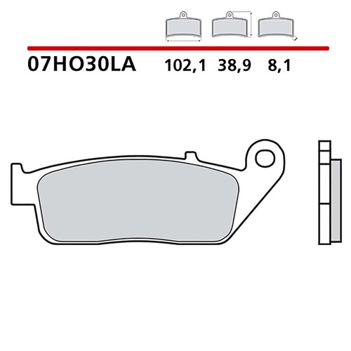 Brembo front brake pads kit - brembo,