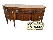 67227 Antique Mahogany Inlaid