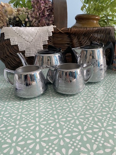 Swan brand willo ware tea - brand, set