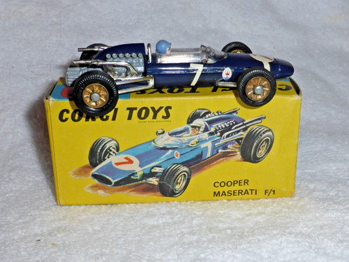 Corgi toys original - box, cooper