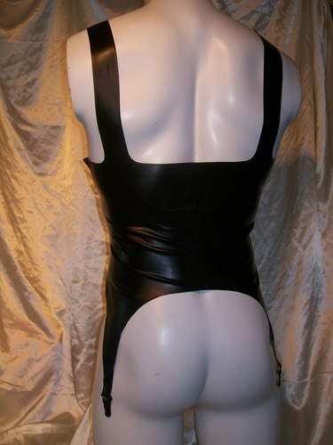 Fetish bondage rubber corset - fetish,