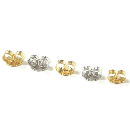 9ct gold butterfly earring - gold,