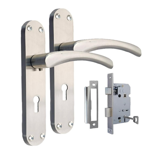 Epsom door handle satin nickel - epsom,