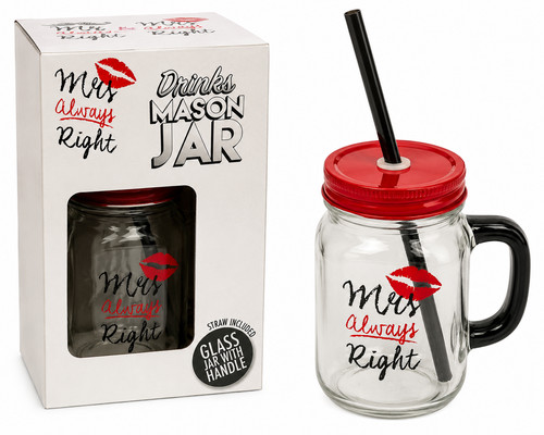 Mrs always right glass - always,