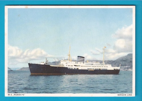 Original postcard bergen - original, line