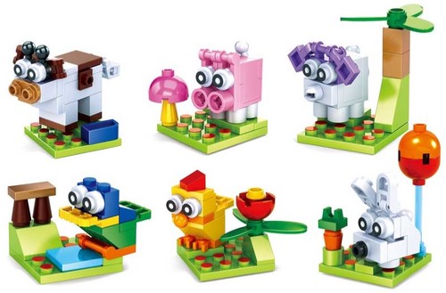 Mini farm animal - 1/3/6/12,