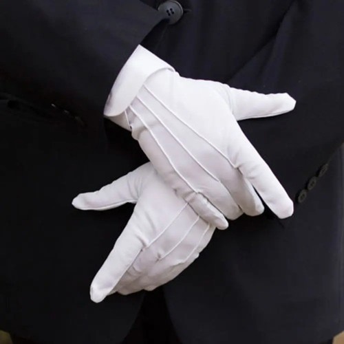 Pair white formal - pair, parade