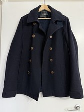 Topman men navy wool blend - wool,