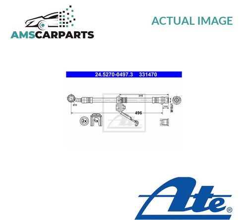 Brake hose line - hose, pipe