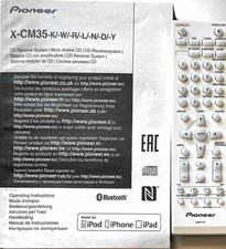 PIONEER XCM35-audio System-NEVER USED