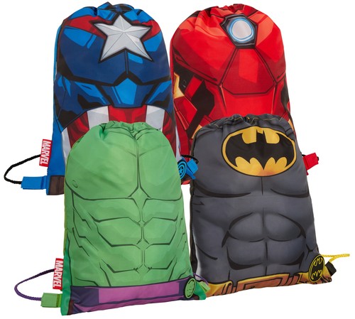 Super hero drawstring gym - gym, bag