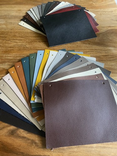 Large leather pieces multi - large,