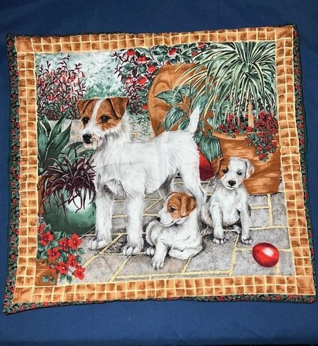 Jack russell terrier cushion - russell,