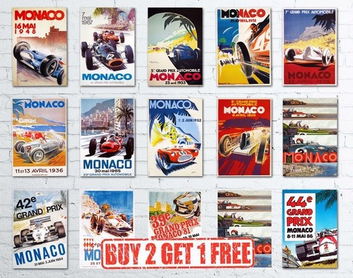 Vintage monaco grand prix - monaco,