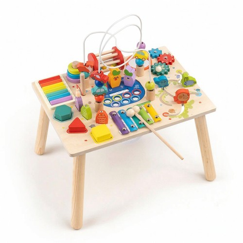 Activity table with bead maze - activity,