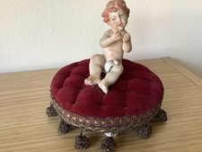 Bisque Cupid Pin Cushion