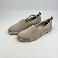 Ecco Womens Beige Slip On