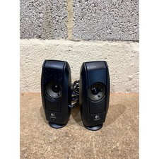 Pair of Logitech S-120 S-00024 Surround Speakers Black Wired 3.5mm Jack for PC