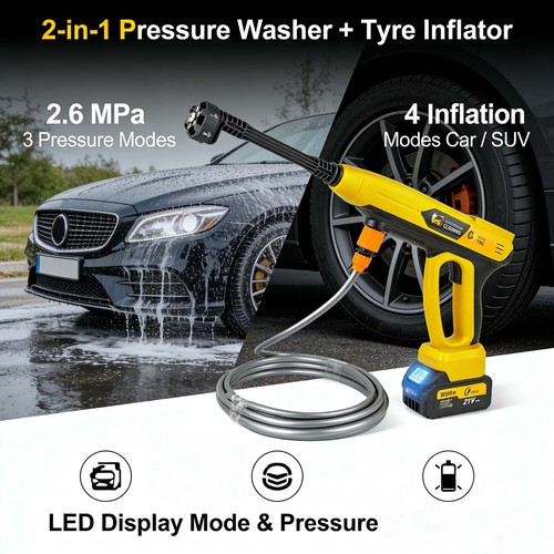 Cordless pressure washer - pressure,
