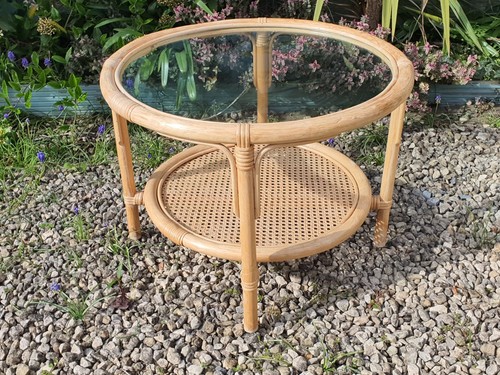 Vintage bamboo wicker - wicker, cane