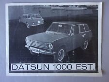 DATSUN 1000 ESTATE orig 1967