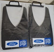 FORD RS BLUE & WHITE MUDFLAPS