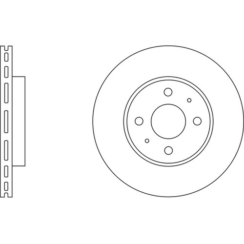 Brake discs vented - discs,