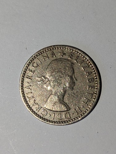 1962 sixpence coin queen - coin,