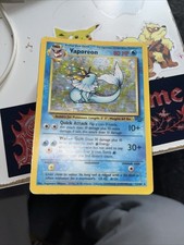Pokémon TCG Vaporeon Holo