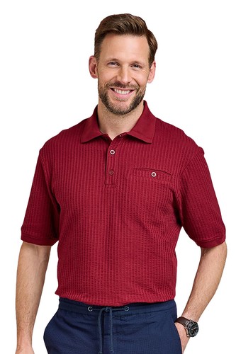 Mens seersucker polo - mens, shirt