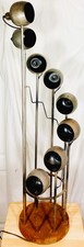 Amazing Vintage Retro Industrial Rustic Space Metal Floor Standing Lamp 8 Lights