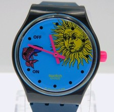 VINTAGE SWATCH MUSICAL EUROPE IN CONCERT SLB101 1992 NON ORIGINAL STRAP.