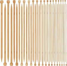 Wooden Knitting Needles Set