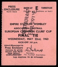 Ticket 1963 milan sl - 1963, vs.