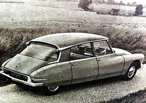 Citroen id19 1958 - citroen, road